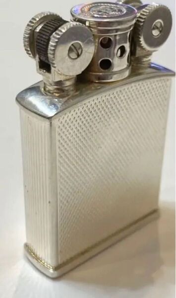 DOUGLASS OIL lighter Ⅲ型 シルバー 網柄 ダグラスオイルライター銀仕上げ 新品未使用品