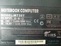 Clevo　ミニ　M735T　無線LAN　DVD-RW　リカバリ　美品　完動即使用可_画像8