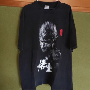 西遊記 黒神話:悟空 ダメージ加工Tシャツ XL