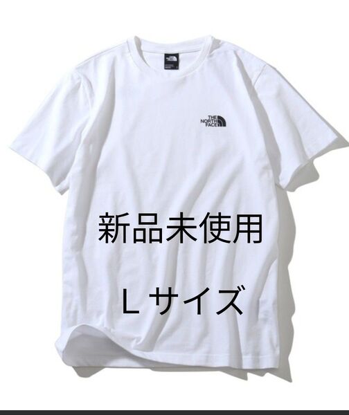 新品未使用 THE NORTH FACE ワンポイントハーフドームTシャツ ホワイト Lサイズ