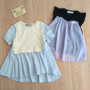 120 チュニックセット シーズンリーズン 女の子 カットソー