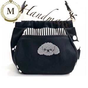 ★【オーダーメイド】お散歩用 Mサイズぷっくり 消臭マナーポーチ①