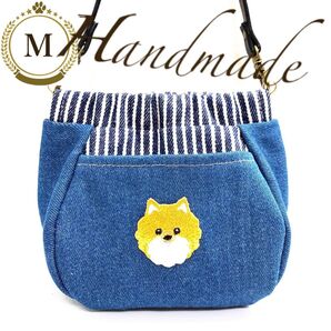 ★【オーダーメイド】お散歩用 Mサイズぷっくり 消臭マナーポーチ⑳