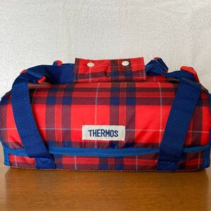 THERMOS ランチボックス チェック柄クーラーバッグ 付き