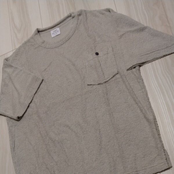 coen コーエン タオル地 半袖Tシャツ