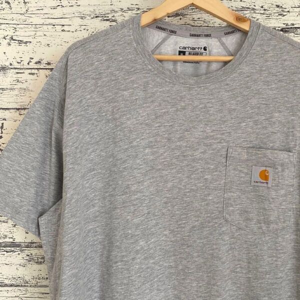 carhartt Tシャツ RELAXED FIT ワンポイントロゴ ポケットT