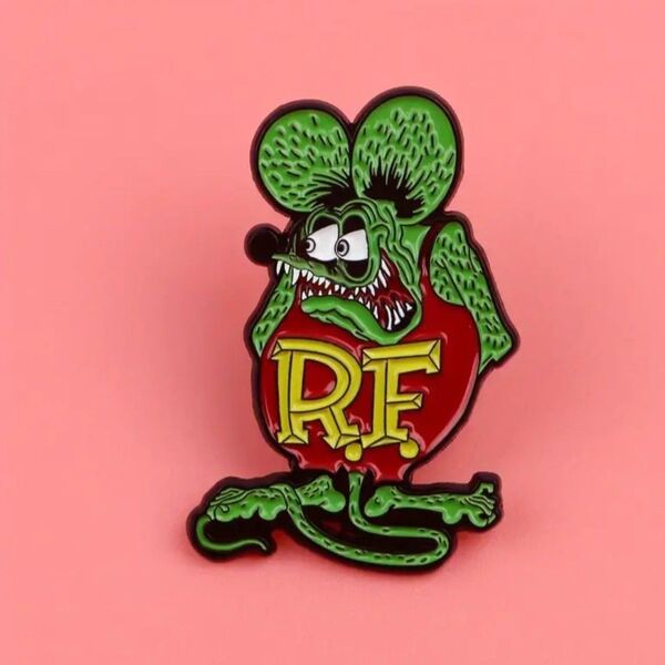 新品 ラットフィンク ピンバッチ ピンバッジ ラットフィンク ピンズ