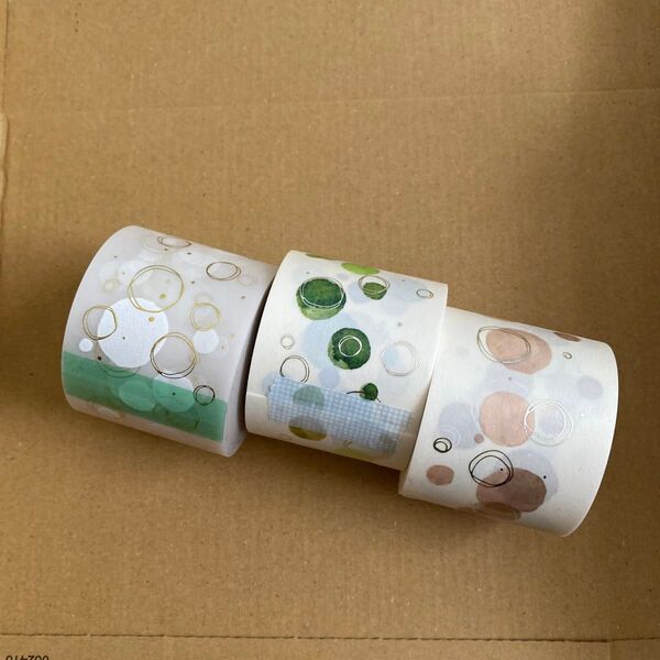 海外マスキングテープ【3点】巻き売り中古