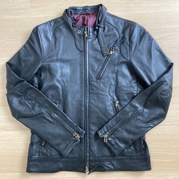 ボイコット ライダース レザージャケット メンズ M ヴィンテージ