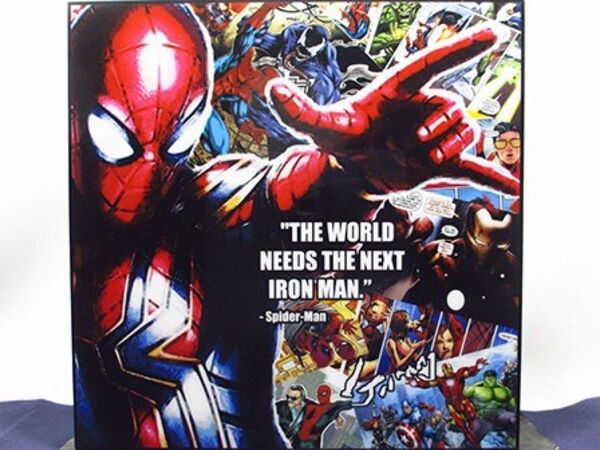 【新品 No 265】 ポップアートパネル スパイダーマン アベンジャーズ