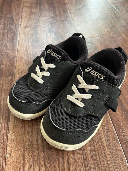 asics アシックス シューズ 14.5cm キッズ ベビー スニーカー 黒