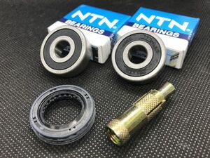 HONDA フリーウェイ(MF03) 日本製 NTNフロントホイール ベアリング交換セット 抜き工具＆作業手順説明 ダストシール FREEWAY