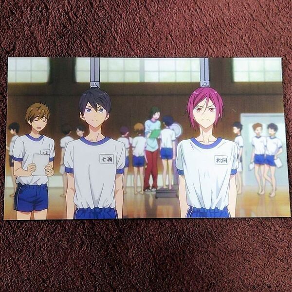 Free! エンドカード ポストカード 七瀬遙 松岡凛 小学生