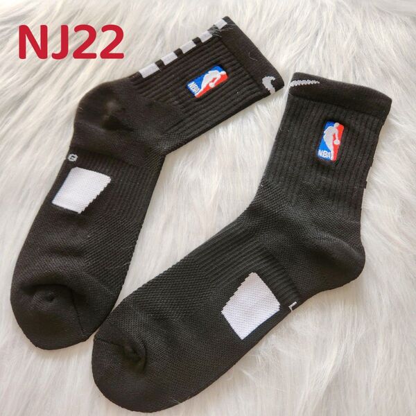 NJ22 ナイキNIKE NBA バスケットボールソックス靴下 Lサイズ