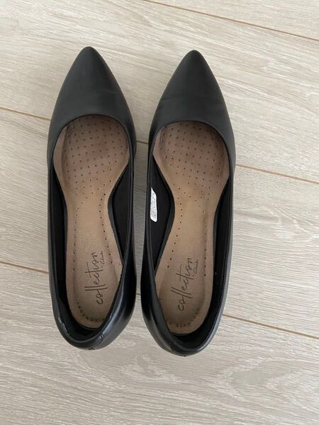 【美品】クラークス/Clarks 本革 パンプス