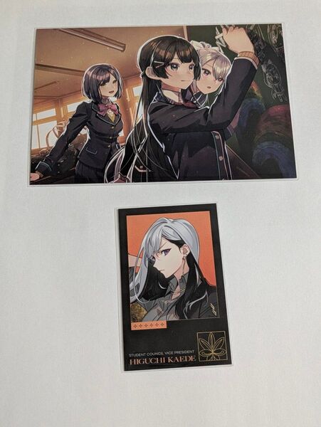 にじさんじ キミの隣ににじさんじ 七次元生徒会 樋口楓 チェキ 箔押し レア