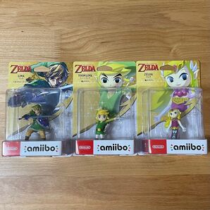 amiibo アミーボ ①リンク スカイウォードソード ②ゼルダ 風のタクト ③トゥーンリンク 風のタクト 3個セット