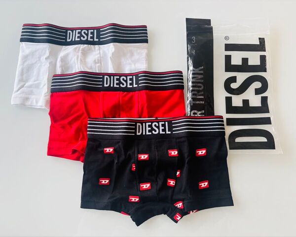 【新品】DIESEL ディーゼル キッズ ボクサーパンツ 3枚セット!ボーイズ