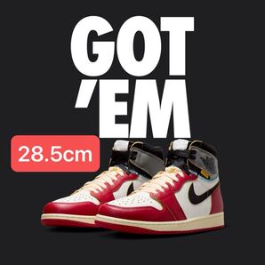 UNION × Nike Air Jordan 1 Retro High OG "Chicago/Shadow" 28.5cm