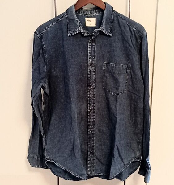 GAP 1969 デニム ドット シャツ M