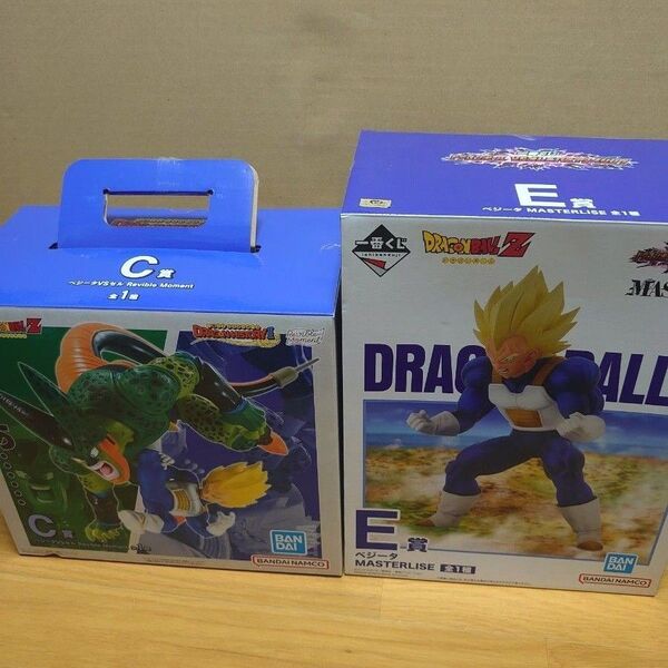 一番くじ ドラゴンボール ベジータvsセル箱ダメージあり ベジータ 2体セット ブリスター未開封 箱開封済み