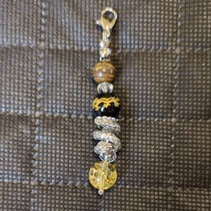 ハンドメイド 天然石 龍チャーム