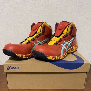 新品/asics WINJOB CP304 BOA MARBLE 27.0 赤
