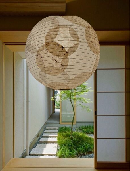 岐阜和紙パッチ径30㎝丸照明ペンダント替えセード