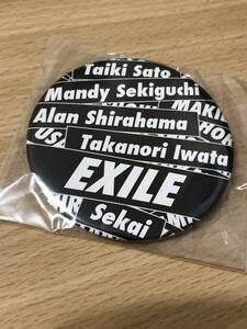 ■EXILE 新メンバー缶バッジ 缶バッチ 岩田剛典 白濱亜嵐 世界 関口メンディー 佐藤大樹