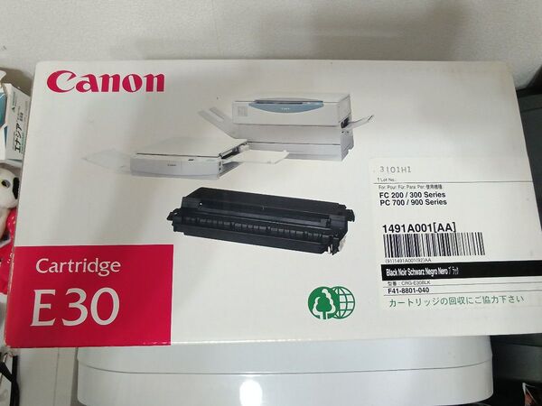 Canon 純正インクカートリッジ E30 ブラック 未使用