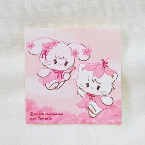 mikko ステッカー ムース キャミー ポップアップ 購入特典 シール