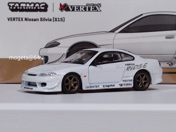 Tarmac Works 1/64 VERTEX NISSAN S15 シルビア ターマックワークス ホワイト