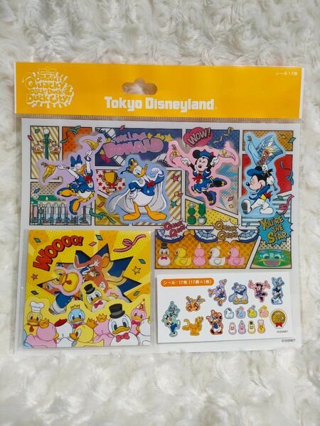 ディズニーパルパルーザ 2025 ☆ ドナパル ☆シール17枚 ☆ 新品