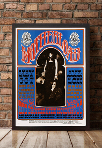  постер *ja лак *jo пудинг with большой * Brother & The * удерживание * Company др. 1967 год Сан-Франциско * концерт постер 