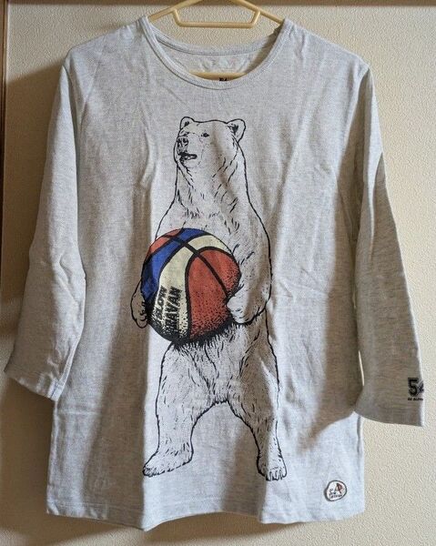 ゴースローキャラバン バスケットクマロングTシャツ 3 М