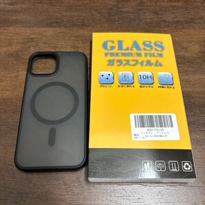 Apple ケース iPhone13 & minika13用ガラス、カメラフィルム 耐衝撃 指紋防止