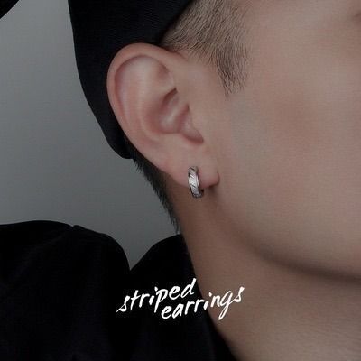 メンズ ピアス 片耳用 リングピアス シルバー
