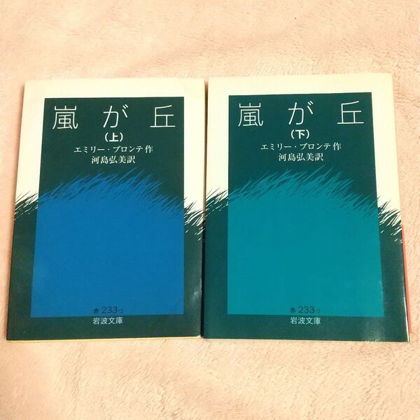 嵐が丘 上下巻 2冊セット 文庫本 エミリーブロンテ