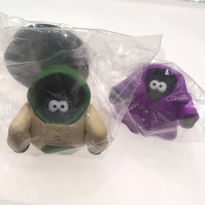 ゴースティ スタンドフィギュア ガチャ フィギュア パーカー カーキ アロハシャツ パープル GhosTee