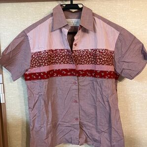 Hotel de Ville チェック柄シャツ レッド系