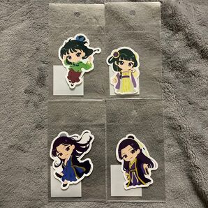 薬屋のひとりごと展 ミニキャラダイカットステッカー 猫猫 壬氏 4枚