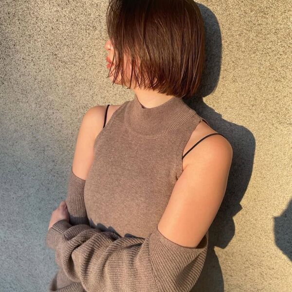 searoomlynn Combi design コットンカシミヤボトルネック