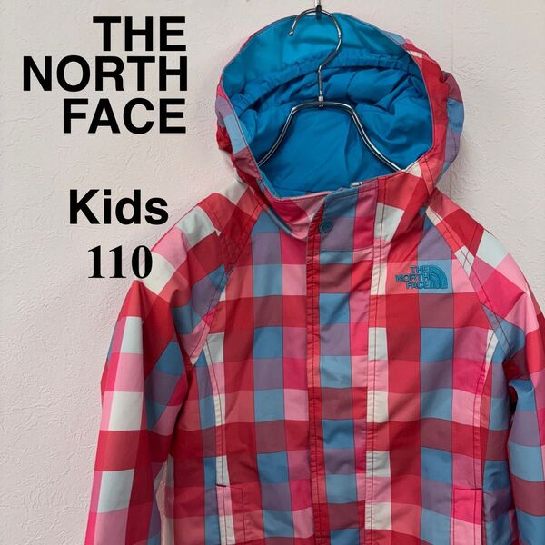 THE NORTH FACE マウンテンパーカー kids 110 チェック柄