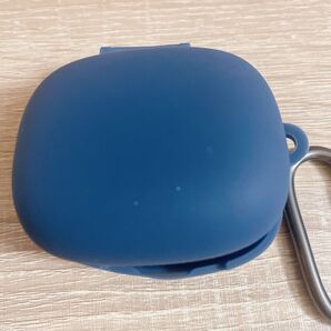 Air Pro 3 ケース 紛失防止用のフックを搭載した 軽量 キズ防止 スリム ソフト ケースカバー ブルー