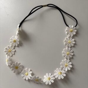 フラワー ヘアーバンド ヘアゴム 可愛い♪ 新品