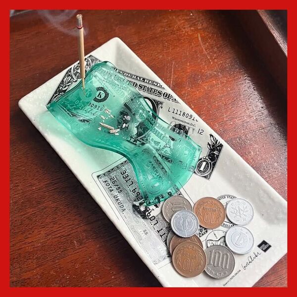 EVANS KOTA OKUDA BANKNOTE INCENSE HOLDER お香立て