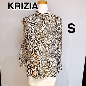 レオパード柄 長袖 シャツ KRIZIA ブラウス クリツィア