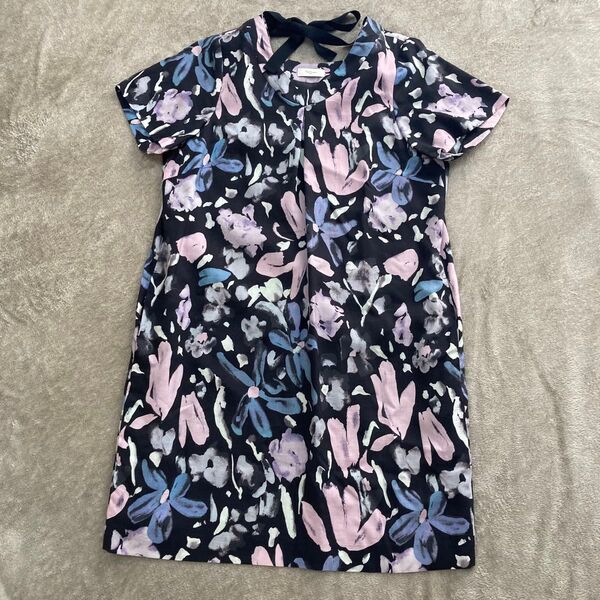 Paul Smith 花柄 ワンピース ポールスミス 大きいサイズ リボン XL 総柄