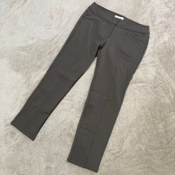 自由区 パンツ ストレッチ グレー オンワード オンワード樫山