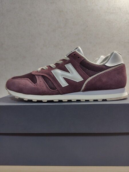 ☆新品☆ new balance(ニューバランス)メンズスニーカー ML373 ワインCOLOR 27.5cm